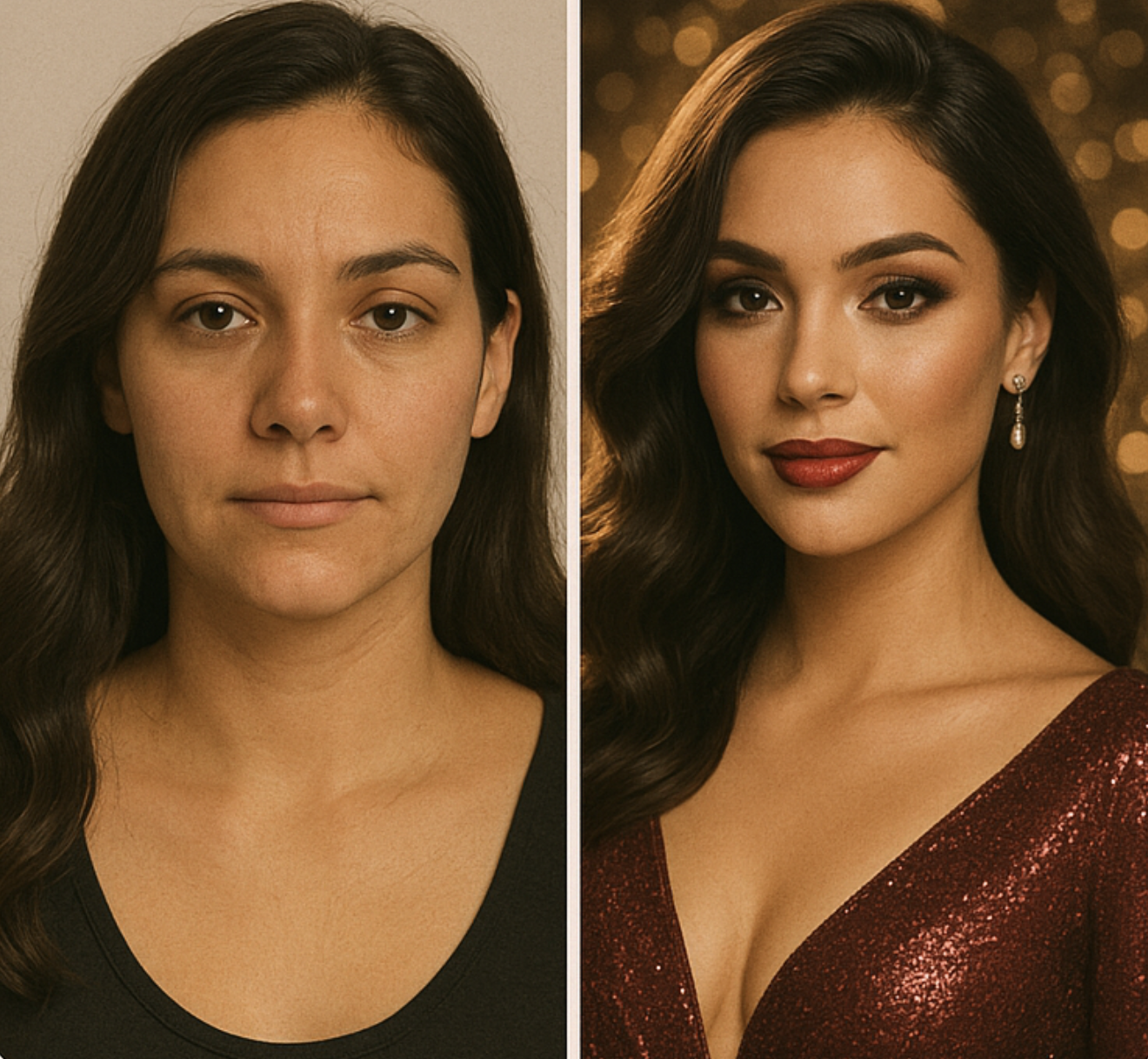 Before and After comparison